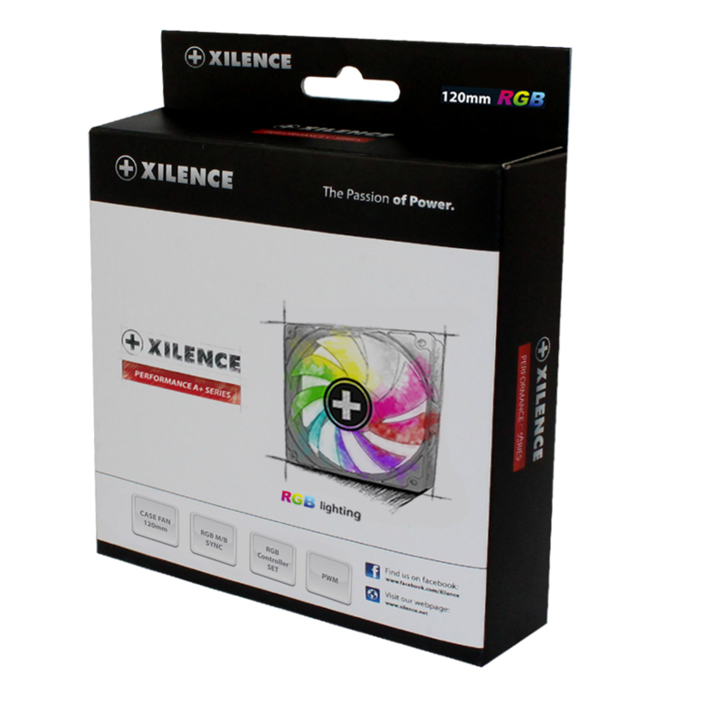 Xilence Xf061 Xpf120rgb Set Case Fan 120 X 120 X 25 Performance A 120mm Rgb Set