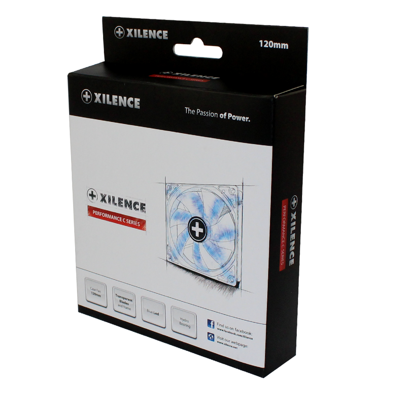Xilence Xf044 Xpf120 Tbl Case Fan 120 X 120 X 25 Performance C 120mm Led Blue